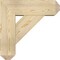 Ekena Millwork Traditional Craftsman Rough Sawn Bracket w/ Offset Brace, Douglas Fir, 8"W x 24"D x 24"H BKT0806X24X24TRA04RDF - alternate 3
